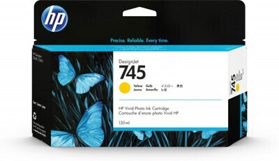 HP 745 CARTUCHO DE TINTA HP745 AMARILLO (F9J96A)