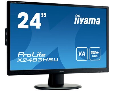 iiyama ProLite X2483HSU-B5 pantalla para PC 60,5 cm (23.8") 1920 x 1080 Pixeles Full HD LED Negro