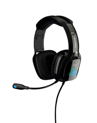 THE G-LAB RGB GAMING HEADSET - PC, PLAYSTATION, XBOXONE - BLACK (KORP-VANADIUM-B)