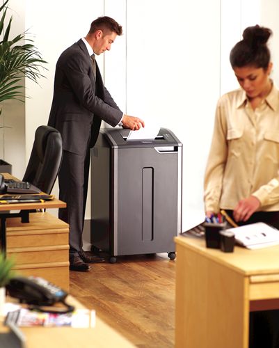 Destructora fellowes 485i, corte en tiras