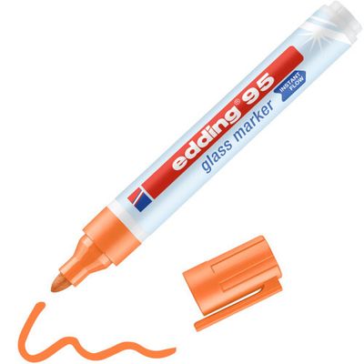 MARCADOR DE PUNTA REDONDA PARA CRISTAL GROSOR DE TRAZO: 1,5 - 3 MM COLOR: 06. EDDING 95-06