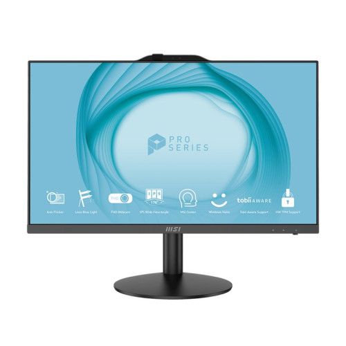 MSI AIO PRO AP242 12M-451EU. 23.8 MSI AIO PRO AP242 12M-451EU. 23.8" IPS LED FHD 16:9 (1920x1080). I5-12400. INTEL UHD GRAPHICS. SO-DIMM DDR4 8GB. 2 TOTAL SLOTS (64GB MAX). 512GB. W11 PRO. NEGRO
