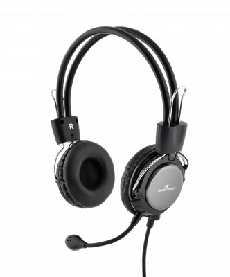 Bluestork MC-201 auricular y casco Auriculares Diadema Conector de 3,5 mm Negro, Plata