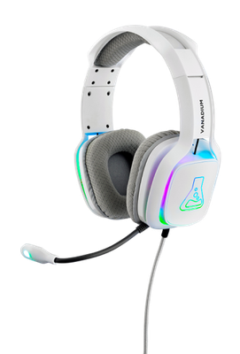 THE G-LAB GAMING HEADSET RGB COMPATIBLE PC, PS4, XBOXONE, SWITCH BLANCO (KORP-VANADIUM)