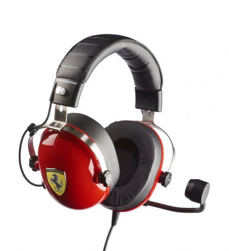 Thrustmaster New! T.Racing Scuderia Ferrari Edition Auriculares Diadema Conector de 3,5 mm Negro, Rojo