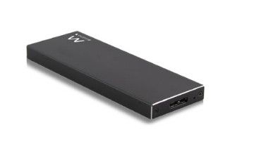 Ewent EW7023 caja para disco duro externo Caja externa para unidad de estado sólido (SSD) Negro