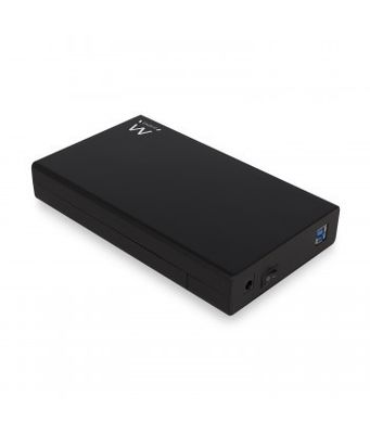 Ewent EW7056 caja para disco duro externo 3.5" Caja de disco duro (HDD) Negro