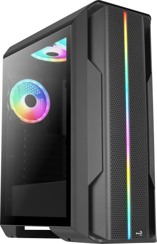 Aerocool SPLINTER DUO Carcasa de Ordenador ATX 3 x Ventiladores ARGB 12cm + Mesh Frontal