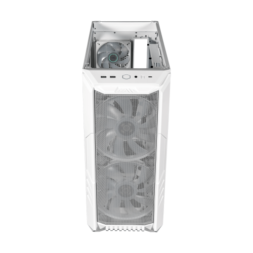 CAJA COOLER MASTER HAF500 E-ATX ARGB BLANCA CRISTAL TEMPLADO (H500-WGNN-S00)