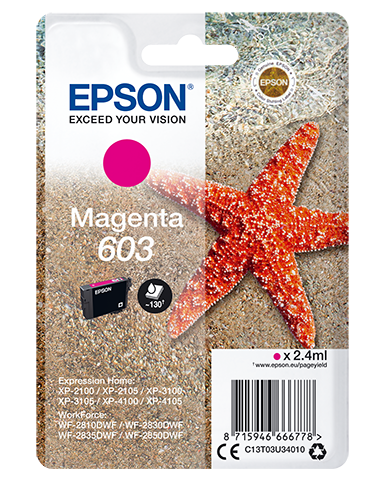 Epson Singlepack Magenta 603 Ink