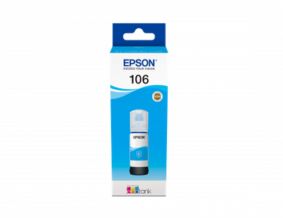 Epson 106 EcoTank Cyan ink bottle