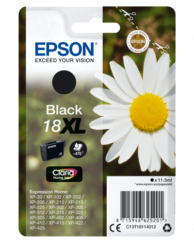 Epson Daisy Cartucho 18XL negro
