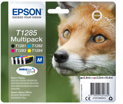 Epson Fox Multipack T1285 4 colores
