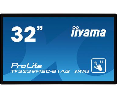 iiyama ProLite TF3239MSC-B1AG monitor pantalla táctil 80 cm (31.5") 1920 x 1080 Pixeles Multi-touch Multi-usuario Negro