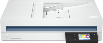 HP Scanjet Pro N4600 fnw1 Escáner de superficie plana y alimentador automático de documentos (ADF) 1200 x 1200 DPI A5 Blanco