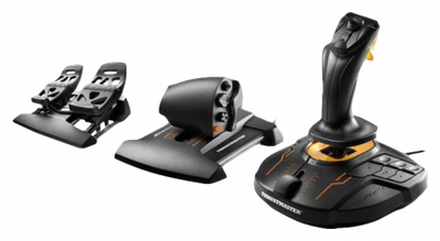 Thrustmaster T.16000M FCS Flight Pack Palanca de mando Mac,PC Analógico/Digital USB Negro