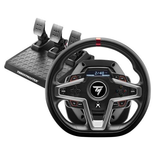 Thrustmaster 4460182 mando y volante Negro USB Volante + Pedales Analógico/Digital PC, Xbox One, Xbox One S, Xbox One X, Xbox Series S, Xbox Series X Thrustmaster 4460182 mando y volante Negro USB Volante + Pedales Analógico/Digital PC, Xbox One, Xbox One S, Xbox One X, Xbox Series S, Xbox Series X