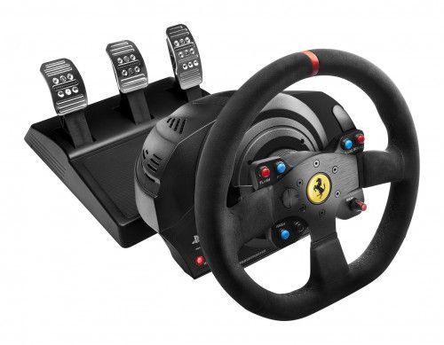 THRUSTMASTER VOLANTE + PEDALES T300 FERRARI INTEGRAL ALCANTARA EDITION PARA PS3/PS4/PC (4160652)