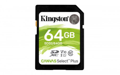 Kingston Technology Canvas Select Plus memoria flash 64 GB SDXC Clase 10 UHS-I