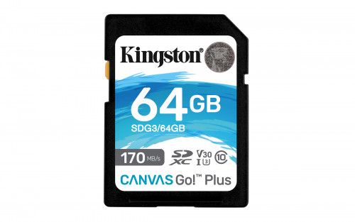 Kingston Technology Canvas Go! Plus memoria flash 64 GB SD UHS-I Clase 10