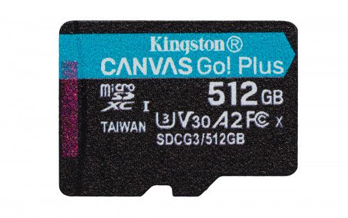 Kingston Technology Canvas Go! Plus memoria flash 512 GB MicroSD Clase 10 UHS-I