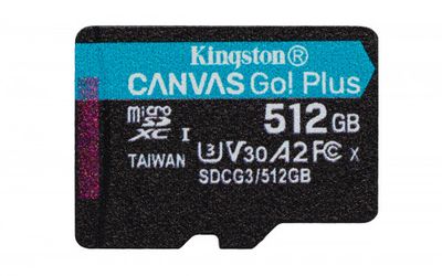 Kingston Technology Canvas Go! Plus memoria flash 512 GB MicroSD Clase 10 UHS-I