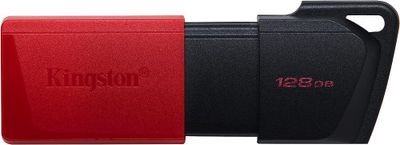 KINGSTON 128GB USB3.2 GEN1 DATATRAVELER EXODIA M (BLACK + RED)