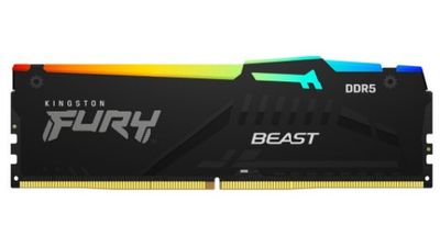 MEMORIA KINGSTON FURY BEAST RGB DDR5 16GB KIT2 4800MT/S  CL3