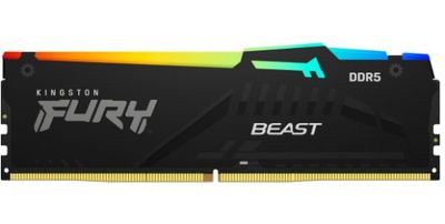 MEMORIA KINGSTON FURY BEAST RGB DDR5 32GB 4800MT/S  CL38  KF