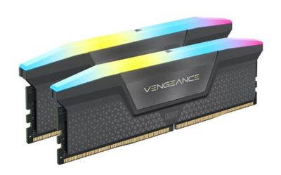 MEMORIA CORSAIR DDR5 64GB 2X32GB PC5600 VENGEANCE RGB CMH64GX5M2B5600Z40K