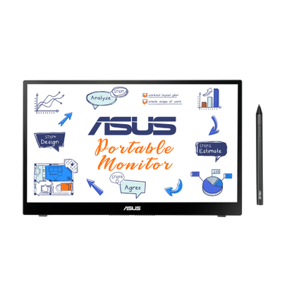 ASUS MB14AHD 35,6 cm (14") 1920 x 1080 Pixeles Multi-touch Negro