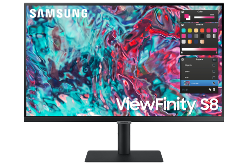 Samsung ViewFinity S80TB 68,6 cm (27") 3840 x 2160 Pixeles 4K Ultra HD LED Negro