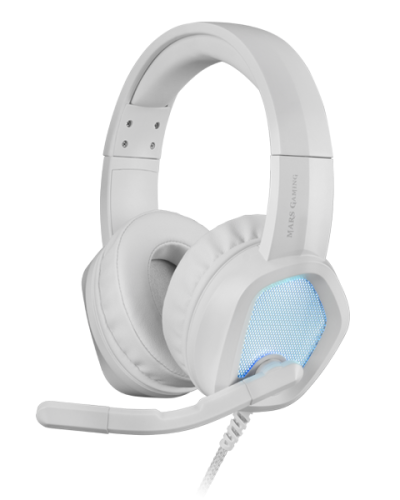 Mars Gaming MH320 Auriculares Alámbrico Diadema Juego USB tipo A Blanco