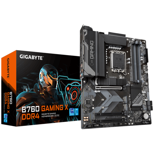 PLACA GIGABYTE B760 GAMING X DDR4,INTEL,1700,B760,4DDR4,128GB,HDMI+DP,4SATA+3M.2,3USB 3.2+USB-C,2.5GB,ATX