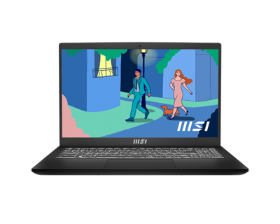 MSI PORTATIL MODERN 15 B12M-025XES. 15.6" FHD (1920*1080) 60HZ. I5-1235U. IRIS XE GRAPHICS. ONBOARD DDR IV 8GB (3200MHZ). 512GB SSD. NEGRO