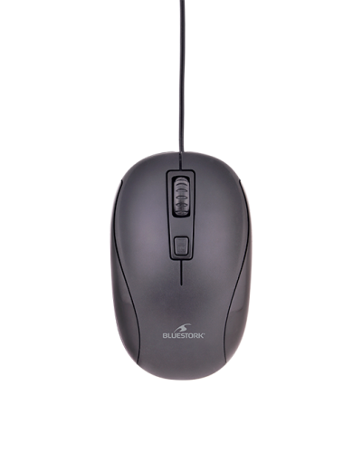 Bluestork Office 10 ratón Ambidextro USB tipo A Óptico 1200 DPI