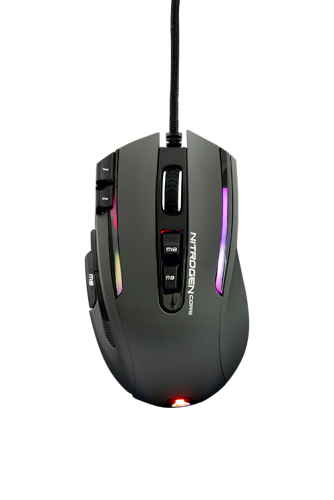 G-LAB ILLUMINATED RGB GAMING MOUSE - 12000 DPI - SOFTWARE - GREY (KULT-NITROGEN-CORE)