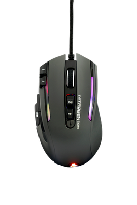 G-LAB ILLUMINATED RGB GAMING MOUSE - 12000 DPI - SOFTWARE - GREY (KULT-NITROGEN-CORE)