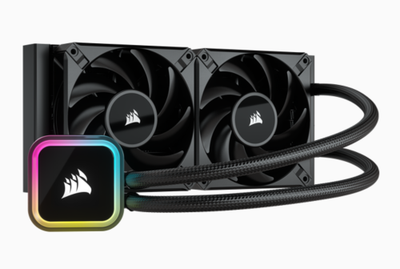 Corsair H100i Refrigerador de aire Negro 1 pieza(s)