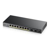 Zyxel GS1100-10HP v2 No administrado Gigabit Ethernet (10/100/1000) Energía sobre Ethernet (PoE) Negro