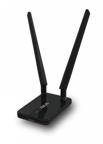 ASUS USB-AC58 router inalámbrico Doble banda (2,4 GHz / 5 GHz) Negro