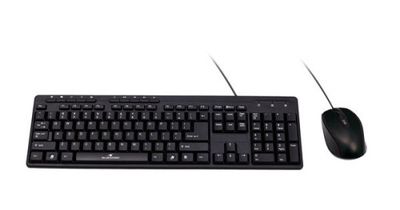 PACK TECLADO Y RATÓN 2 EN 1 NEGRO BLUESTORK