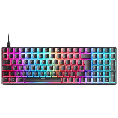 Mars Gaming MKULTRA Teclado Mecánico Negro RGB Compacto 96% Switch Outemu SQ Marrón Español
