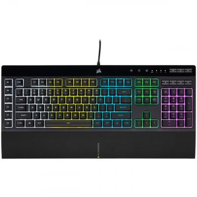 Corsair K55 RGB PRO teclado USB QWERTY Español Negro