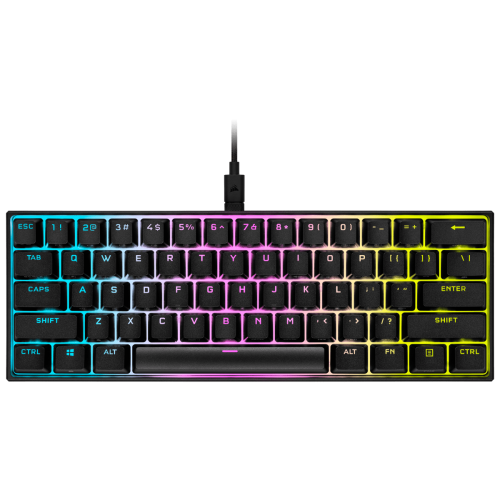 Corsair K65 RGB MINI teclado USB QWERTY Inglés, Español Negro