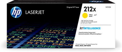 HP Cartucho de tóner Original LaserJet 212X amarillo de alta capacidad