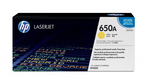 HP 650A TONER HP650A AMARILLO (CE272A)