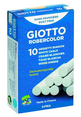 CAJA 10 TIZAS BLANCAS GIOTTO F538700