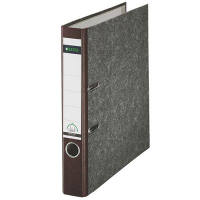 ARCHIVADOR CO2 NEUTRAL Nº1 A4 LOMO 80MM JASPEADO MARRÓN LEITZ 10805075