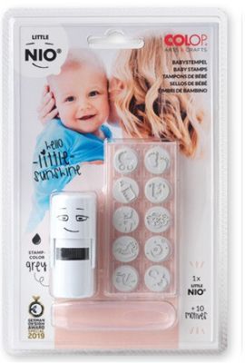 BLISTER IMPRENTILLA LITTLE NIO 10 PICTOS TEMÁTICA "BEBÉS" COLOP NIL002